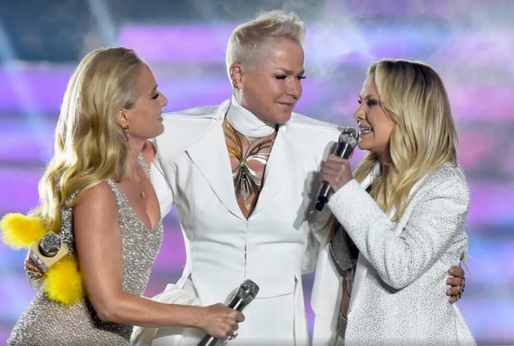 Xuxa Meneghel Eliana E Ang Lica Fazem Apresenta O Explosiva No