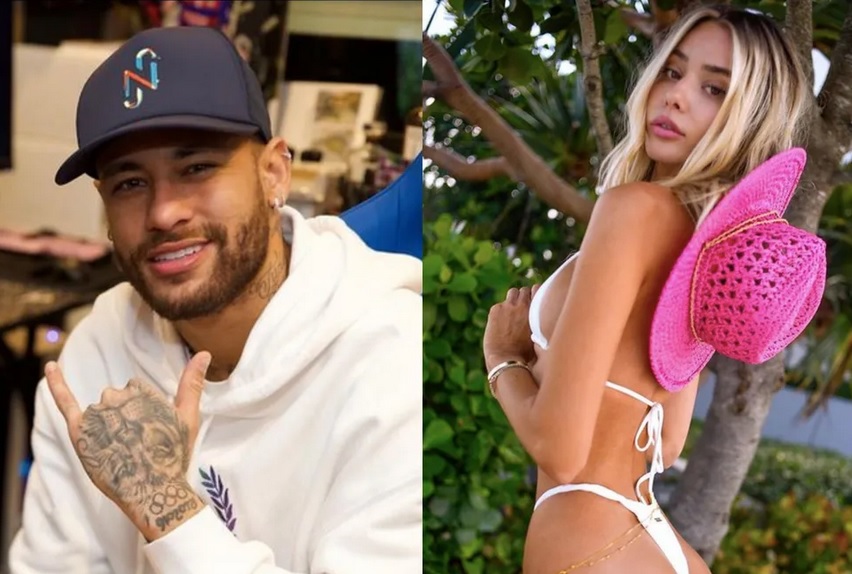 Modelo volta a se manifestar após interação de Neymar