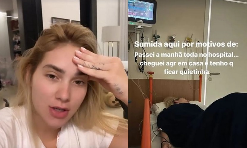 Virginia Fonseca para no hospital após dormência no corpo