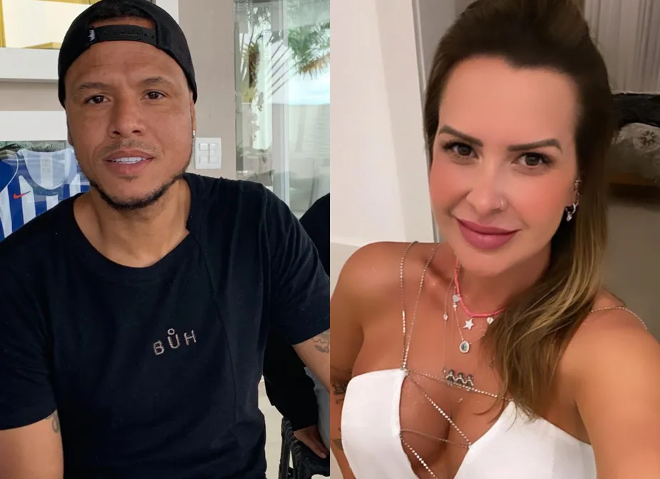 Luis Fabiano e Juliana