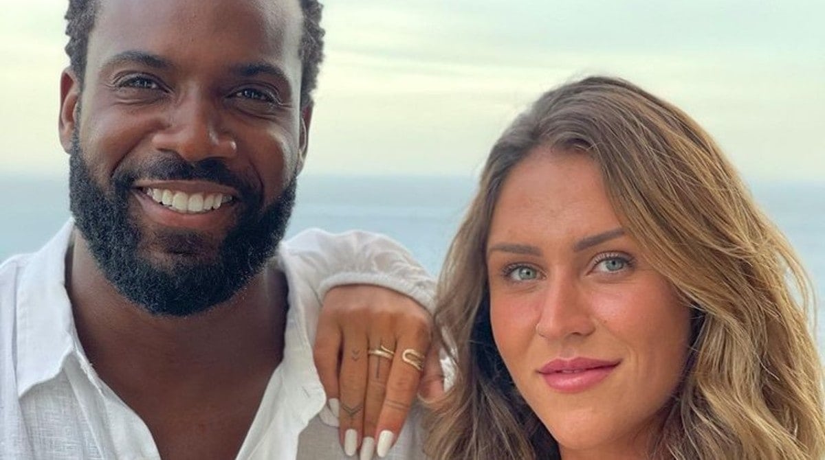 Rafael Zulu e Aline Becker