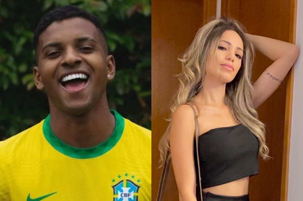 Pamella Souza e Rodrygo Goes