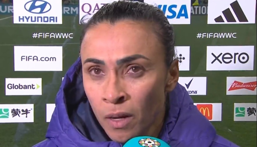 Marta se despede após eliminação do Brasil na Copa do Mundo Feminina