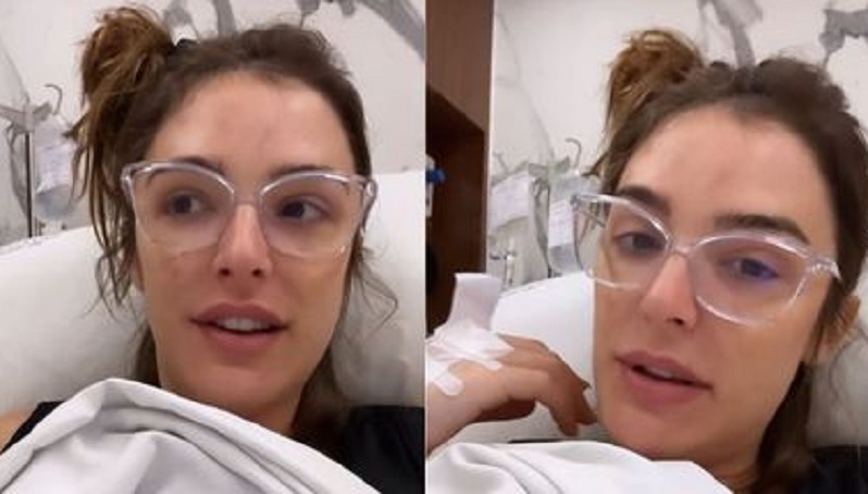 Rafa Brites passa por procedimento de explante de silicone