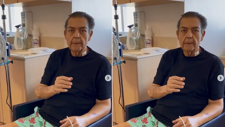 Faustão fala sobre transplante em vídeo