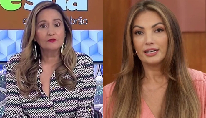 Patrícia Poeta e Sônia Abrão