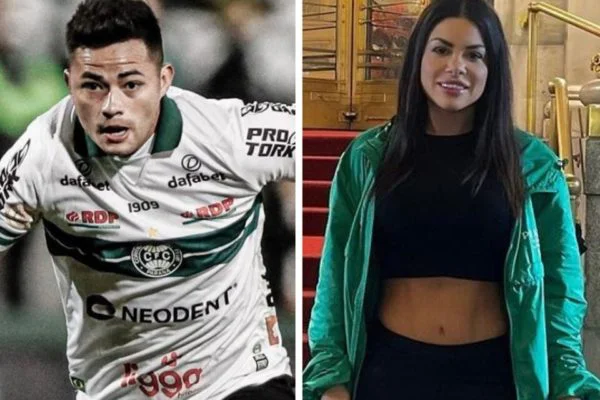 Bruna Miller e jogador Val
