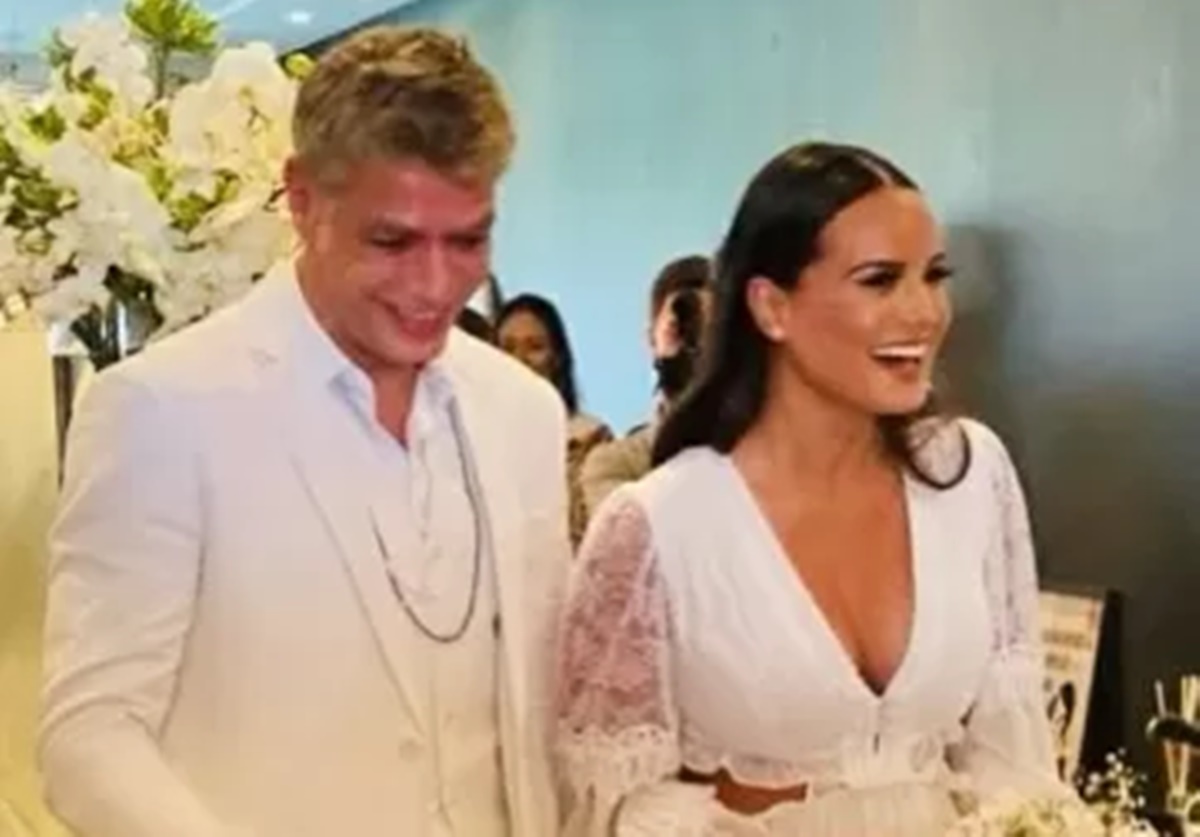 Ana Verena e Fábio Assunção se casaram em 2020