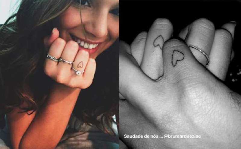 Bruna Marquezine nega tatuagem com Neymar
