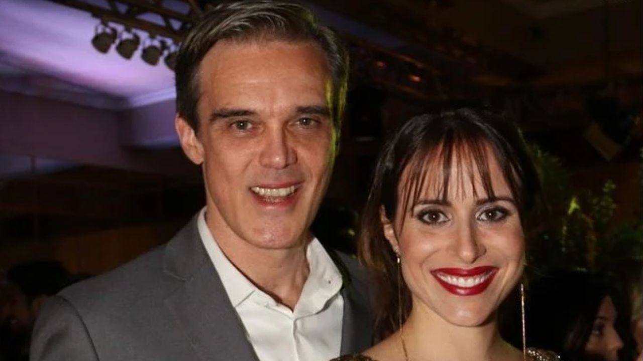 Dalton Vigh e Camila são pais de gêmeos