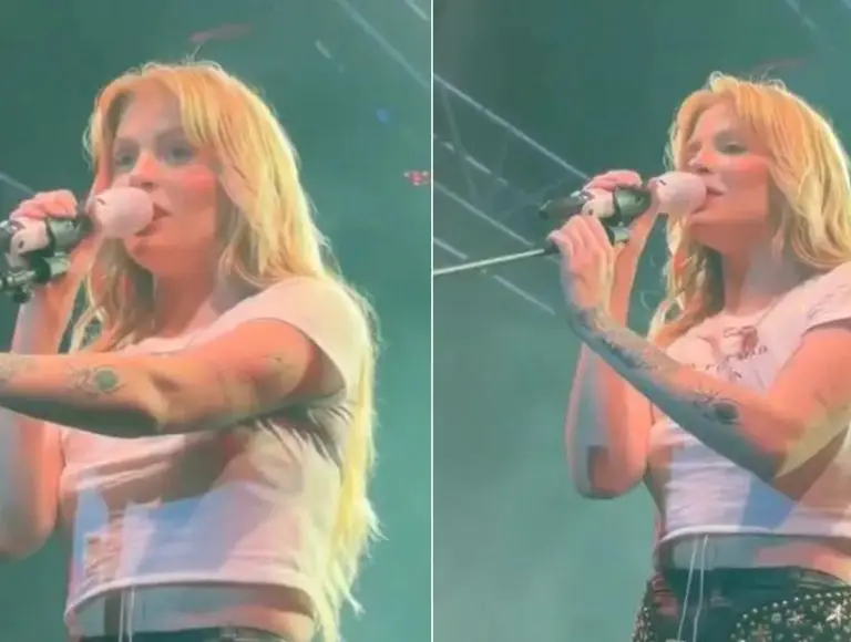 Luísa Sonza se emocionou ao cantar 'Chico'