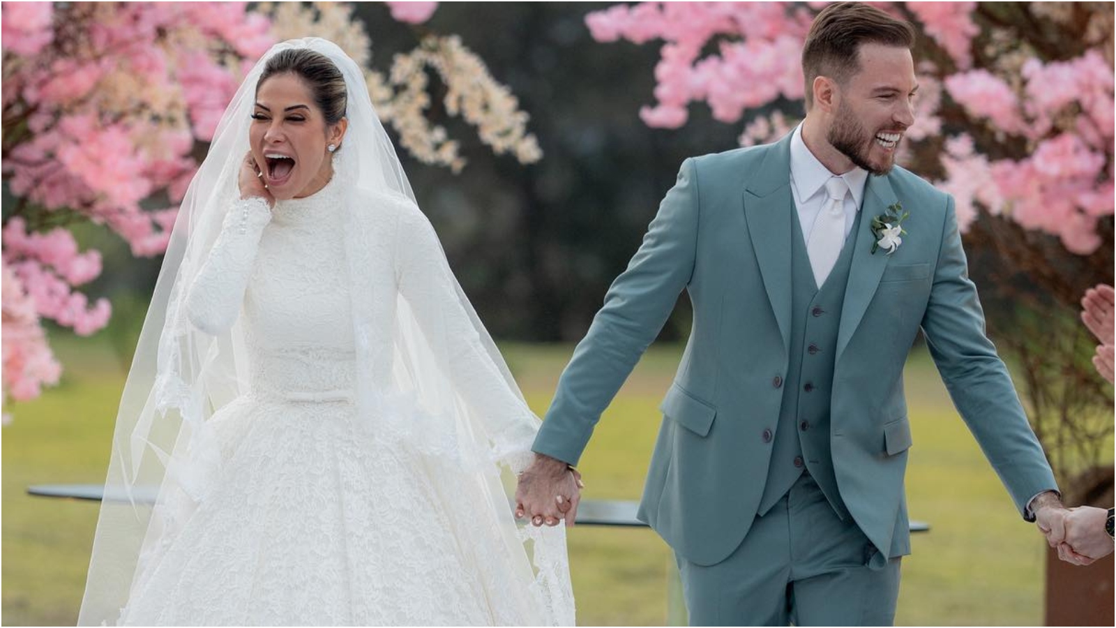 Maíra Cardi fez um casamento luxuoso em poucos dias