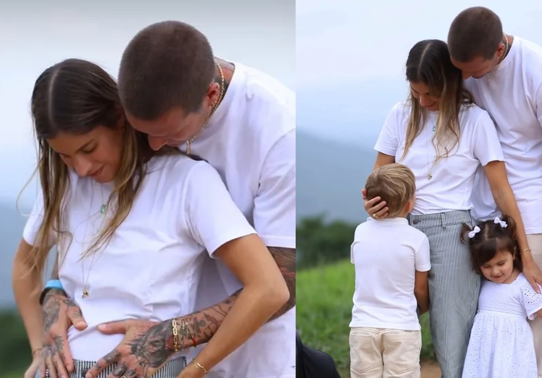 Shantal e Mateus Verdelho anunciam gravidez