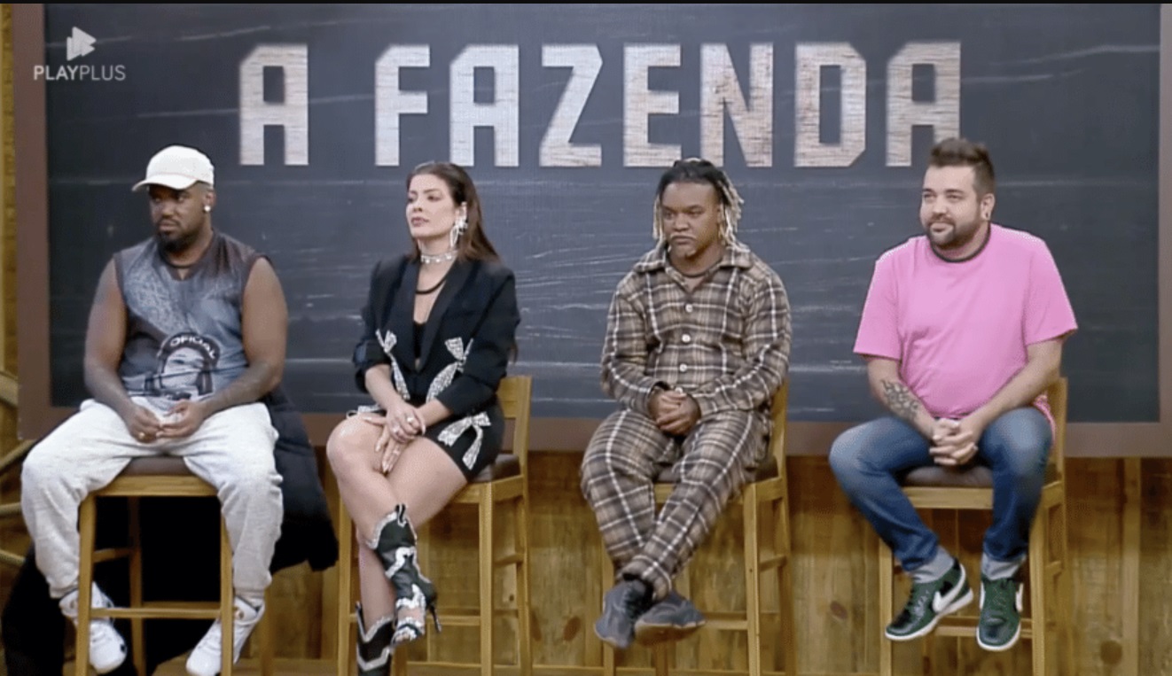 ‘A Fazenda 15’: Tonzão, Jaquelline, Darlan e Sander estão na Roça