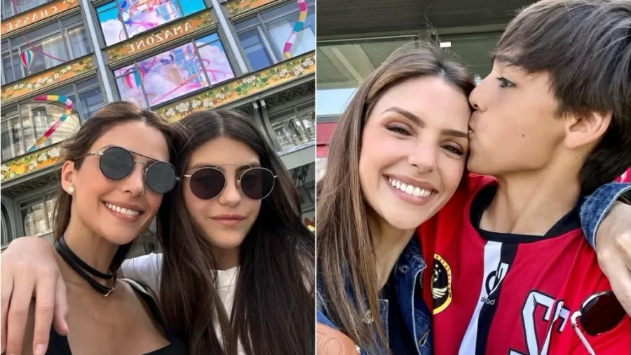 Carol Celico e Kaká são pais de Luca e Isabella