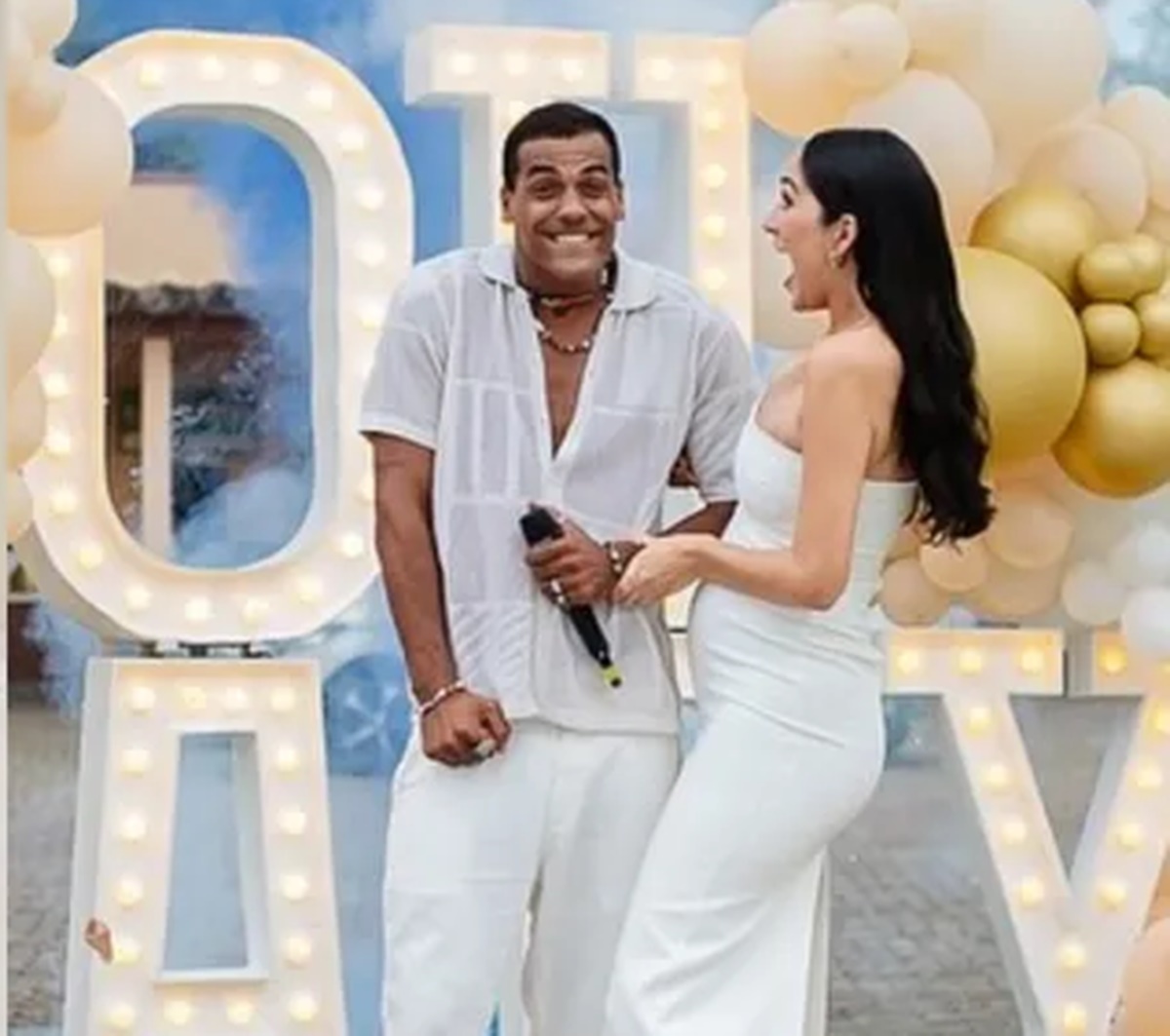 Marcello Melo Jr celebrou a gravidez de Clara
