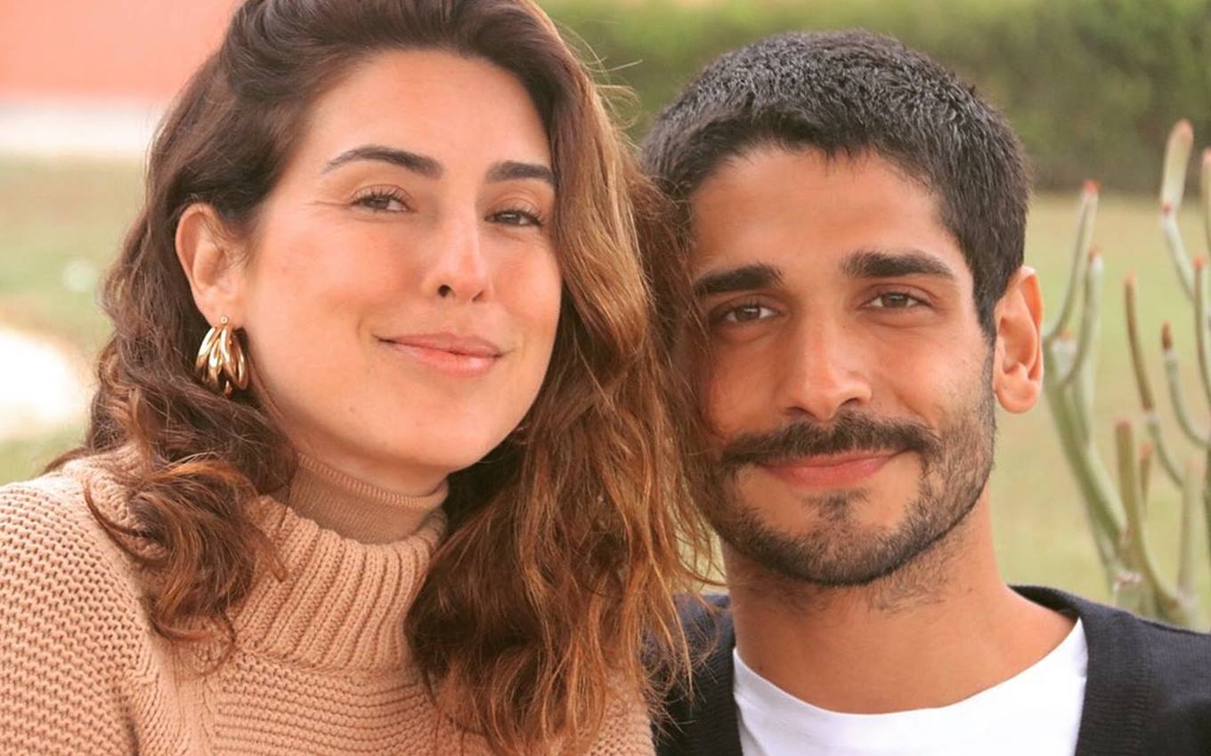 Fernanda Paes Leme e o noivo, Victor Sampaio