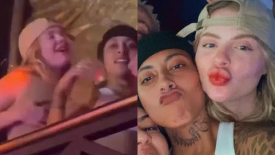 Luísa Sonza está em clima com Mariana Maciel