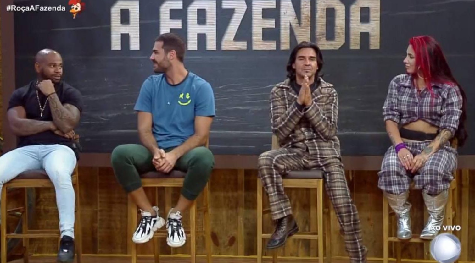 'A Fazenda 15': Black, Shay, André e Alícia estão na Roça
