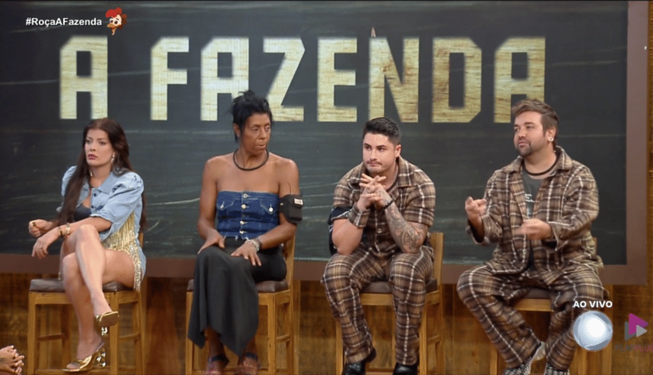 ‘A Fazenda’: Jaquelline, Márcia, Lucas e Sander estão na Roça
