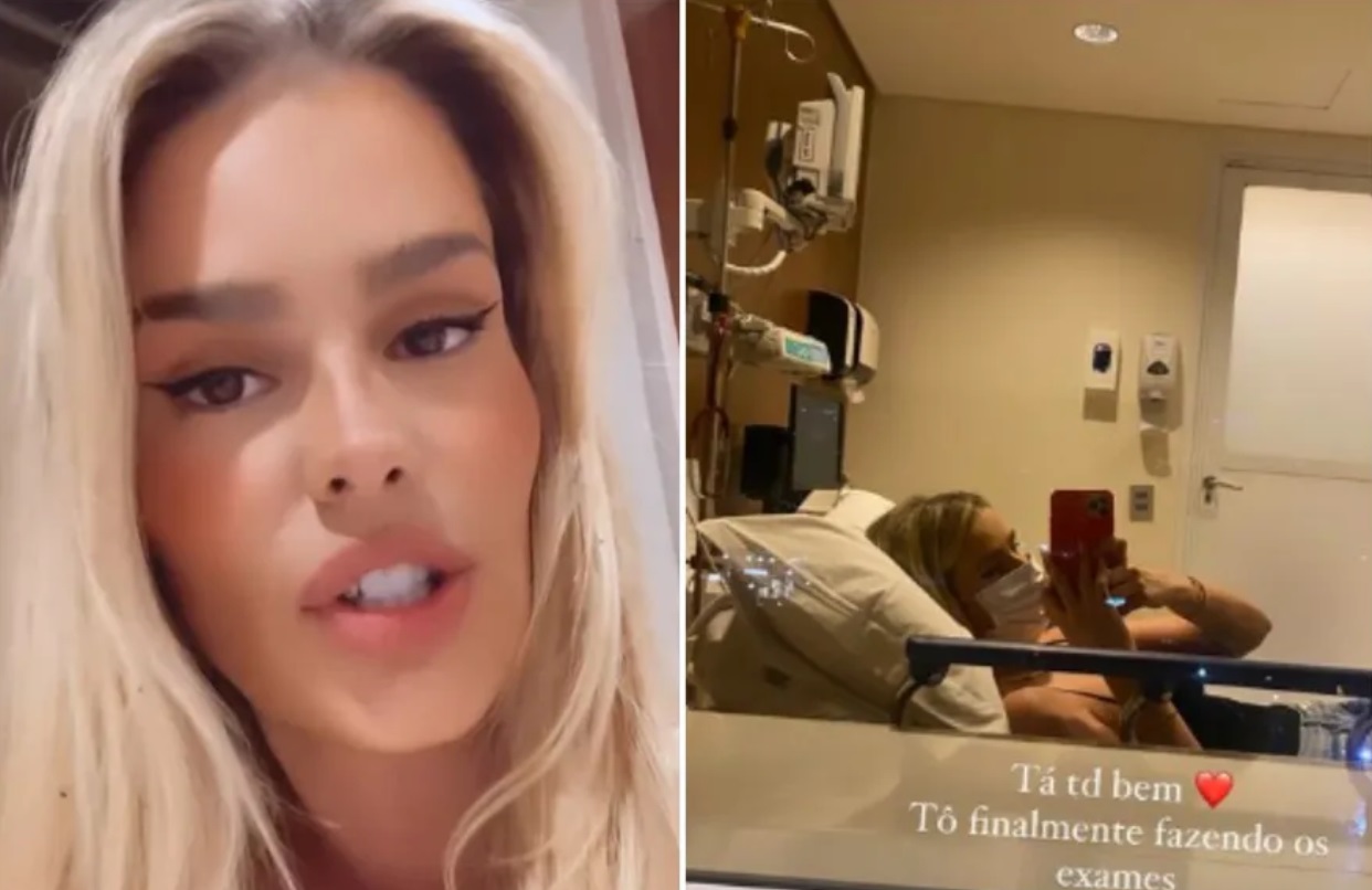 Yasmin Brunet descobre costela fraturada após fortes dores