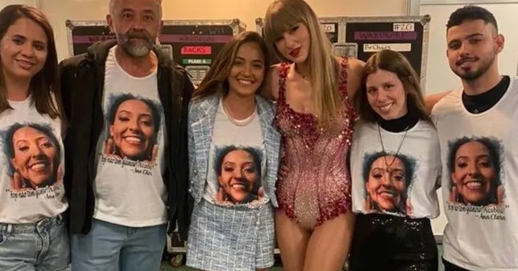 Ana Clara Benevides foi homenageada por Taylor Swift