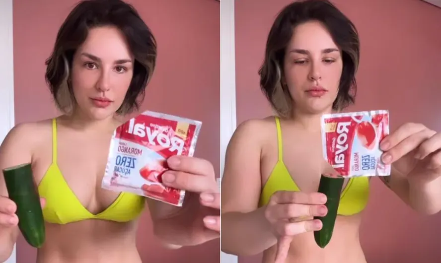 Kéfera revela receita com pepino e gelatina
