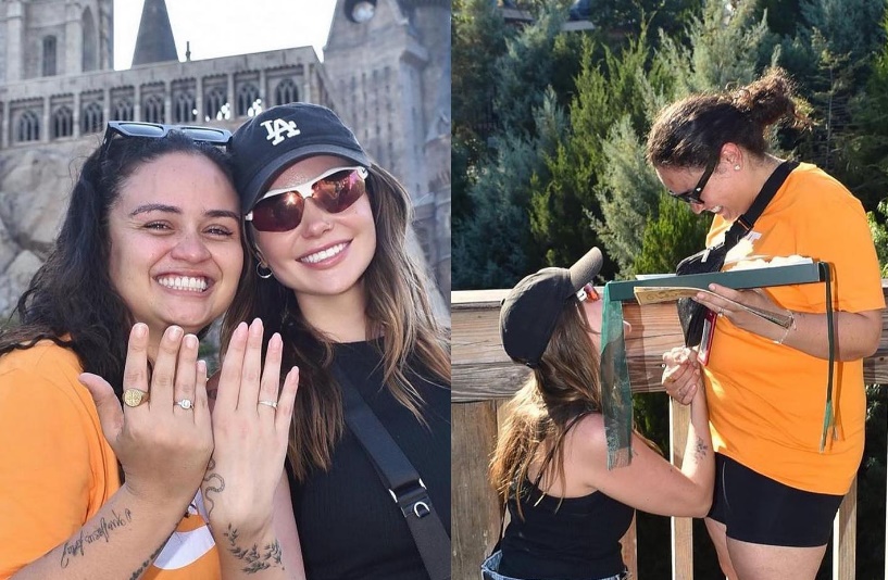 Marcela McGowan e Luiza Martins são noivas