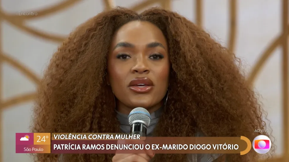 Patrícia Ramos fala sobre o ex-marido, Diogo Vitório