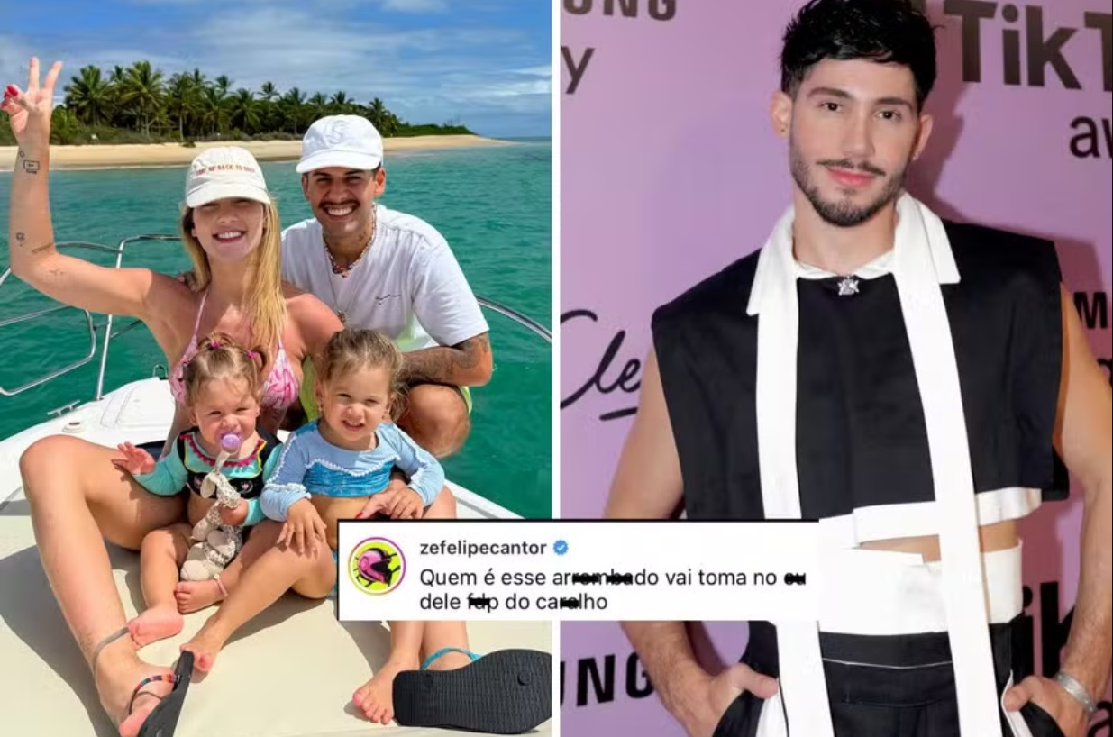 Zé Felipe xinga influencer após ironia sobre jogos de azar