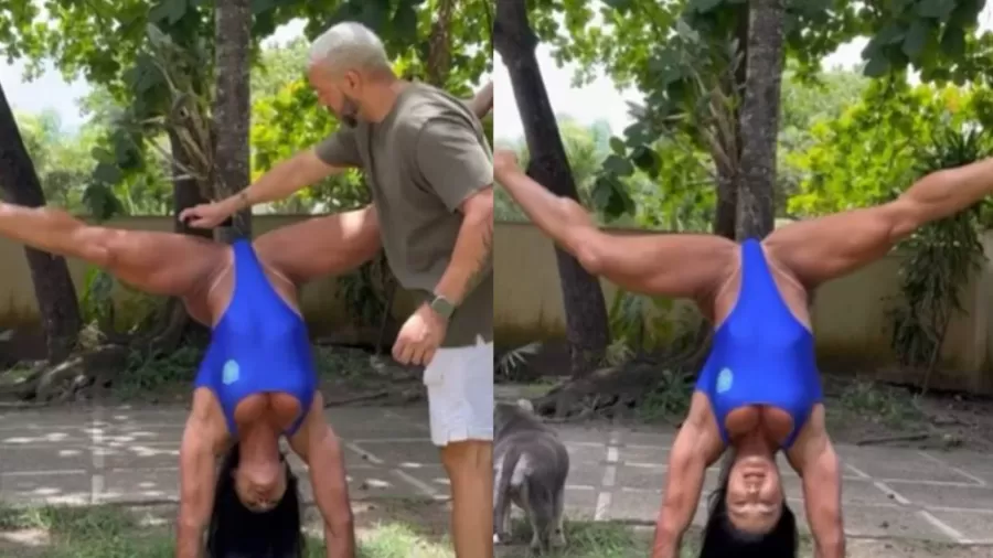 Gracyanne sempre viraliza com vídeos fitness na web