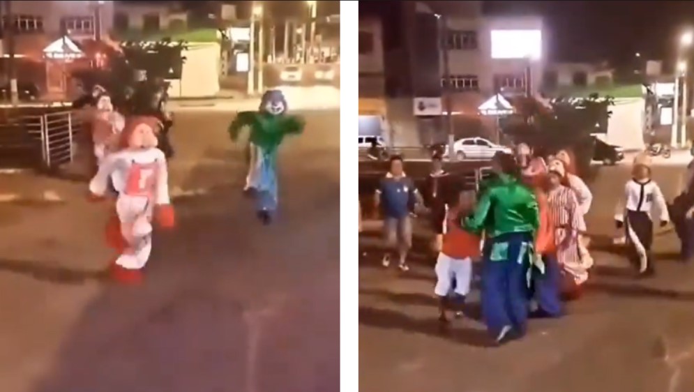 VÍDEO: Integrantes de dois grupos da 'Carreta Furacão' se envolvem em briga generalizada em Minas Gerais