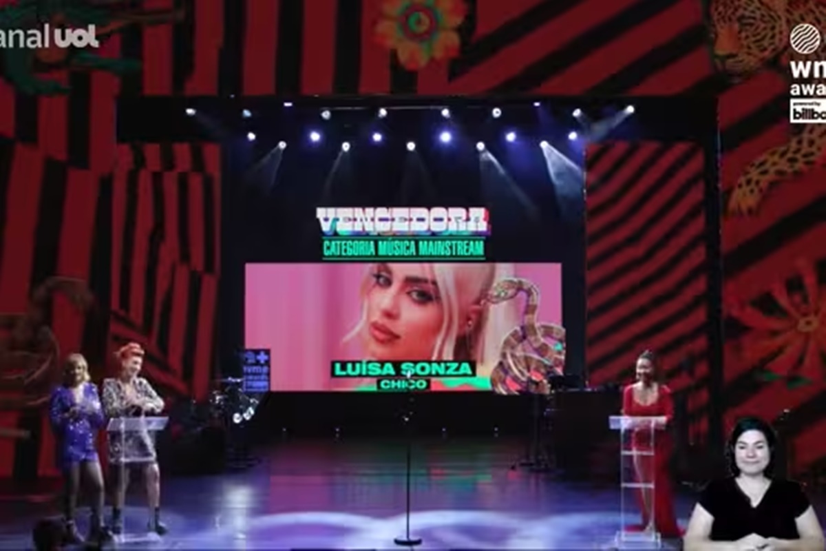 Luísa Sonza causa climão em premiação