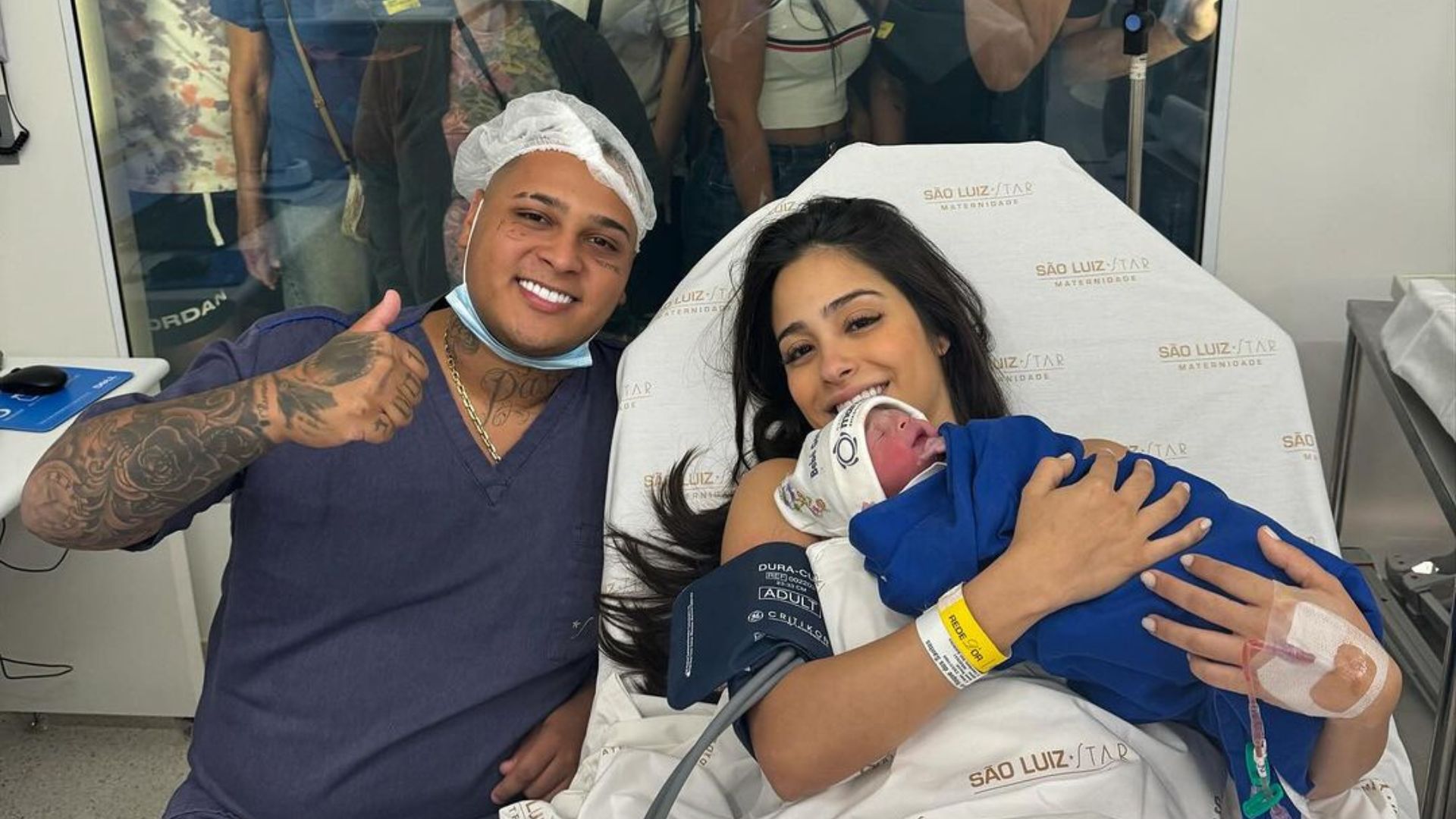 MC Ryan SP e Gio Roque são papais de Zoe