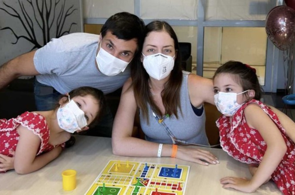Com leucemia, Fabiana Justus se emociona ao reencontrar os filhos