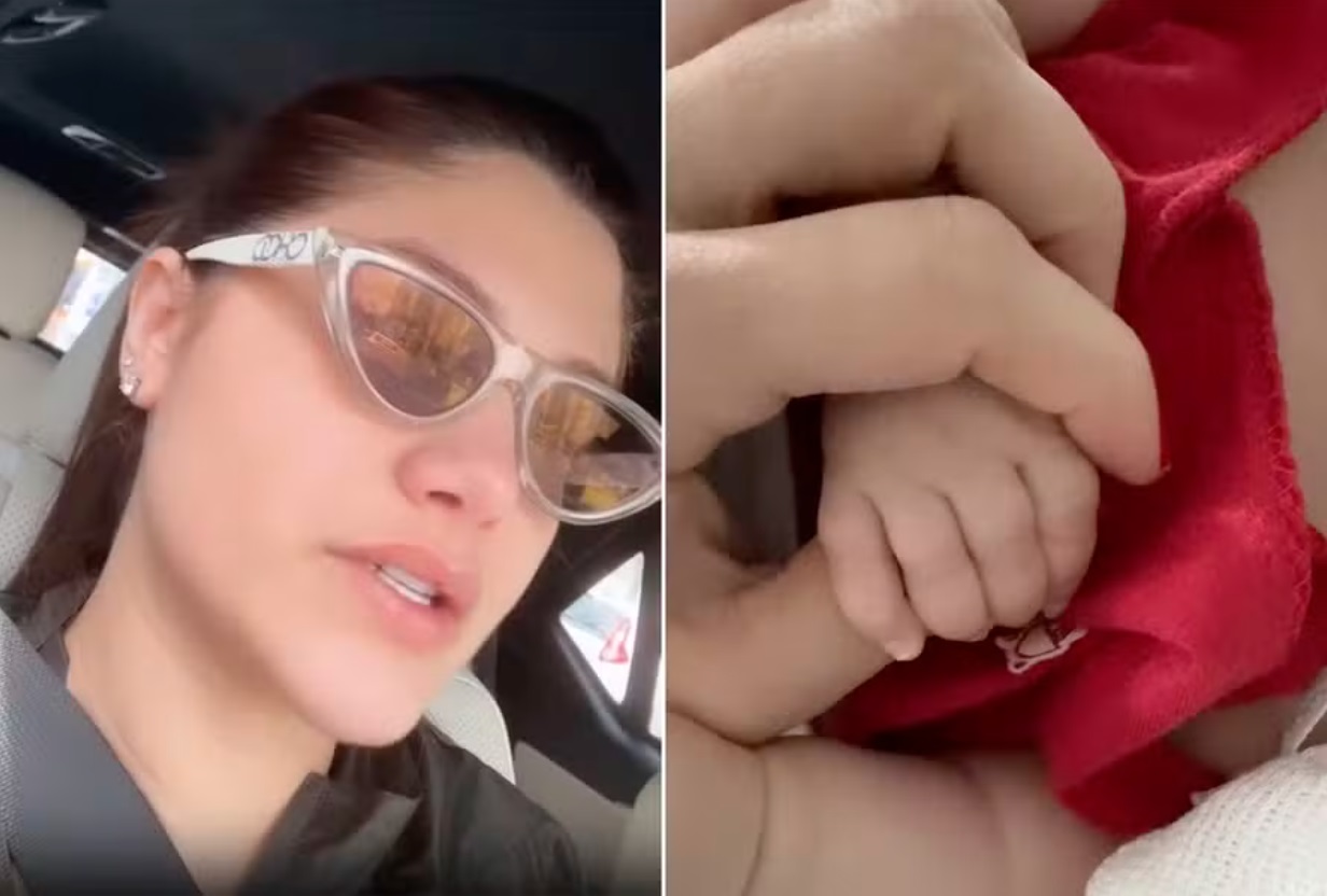Ingra Soares lamenta piora médica do filho caçula com Zé Vaqueiro