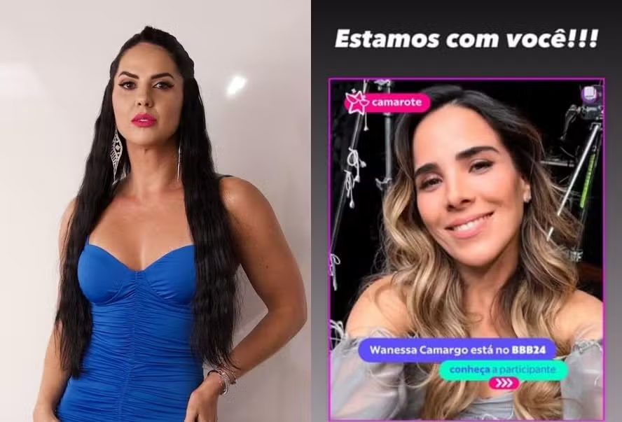 Graciele torce para Wanessa no BBB 24