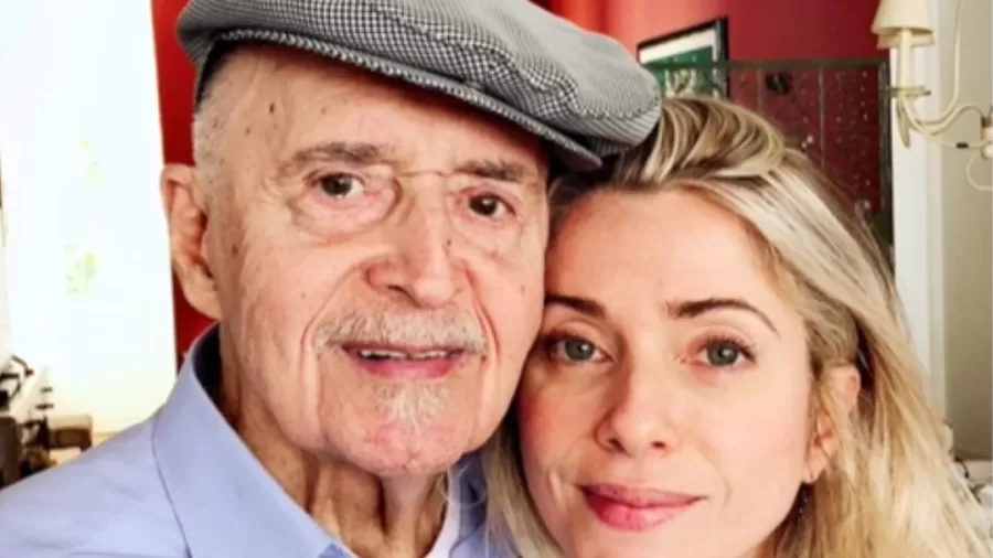 Letícia Spiller e o pai, Mauro Spiller