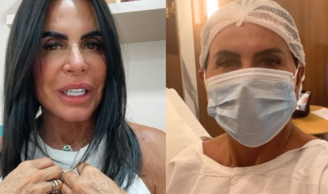 Gretchen é internada para retirada do útero
