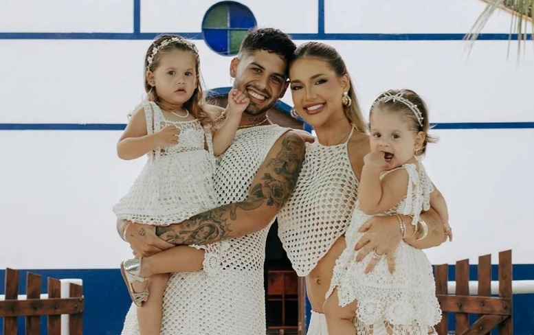 Zé Felipe e Virginia já são pais de duas meninas
