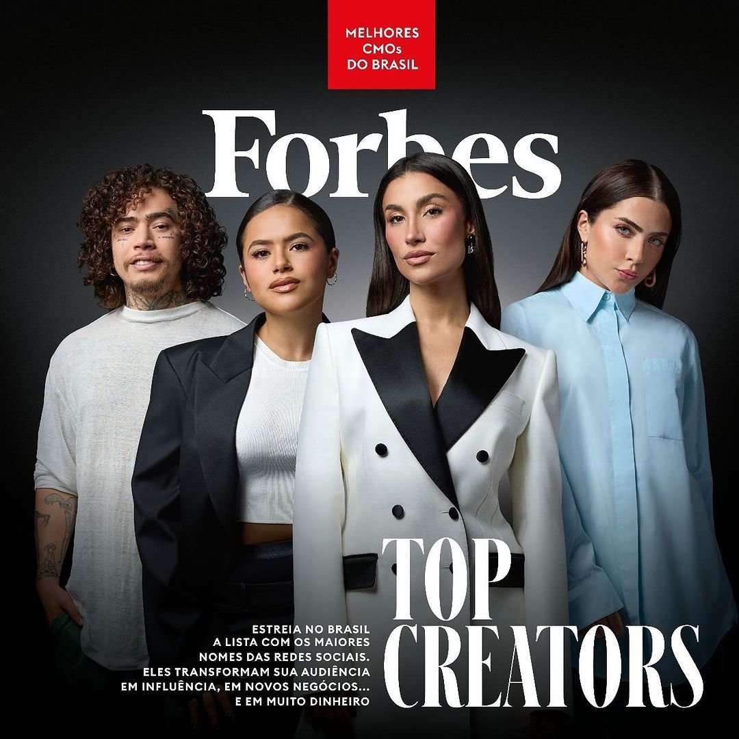 Jade Picon faz parte da capa da Forbes