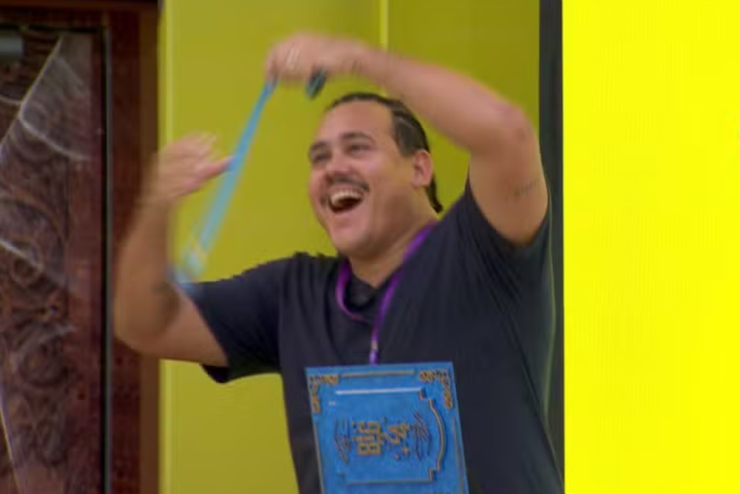 No 'BBB 24', Lucas Buda é Anjo e celebra