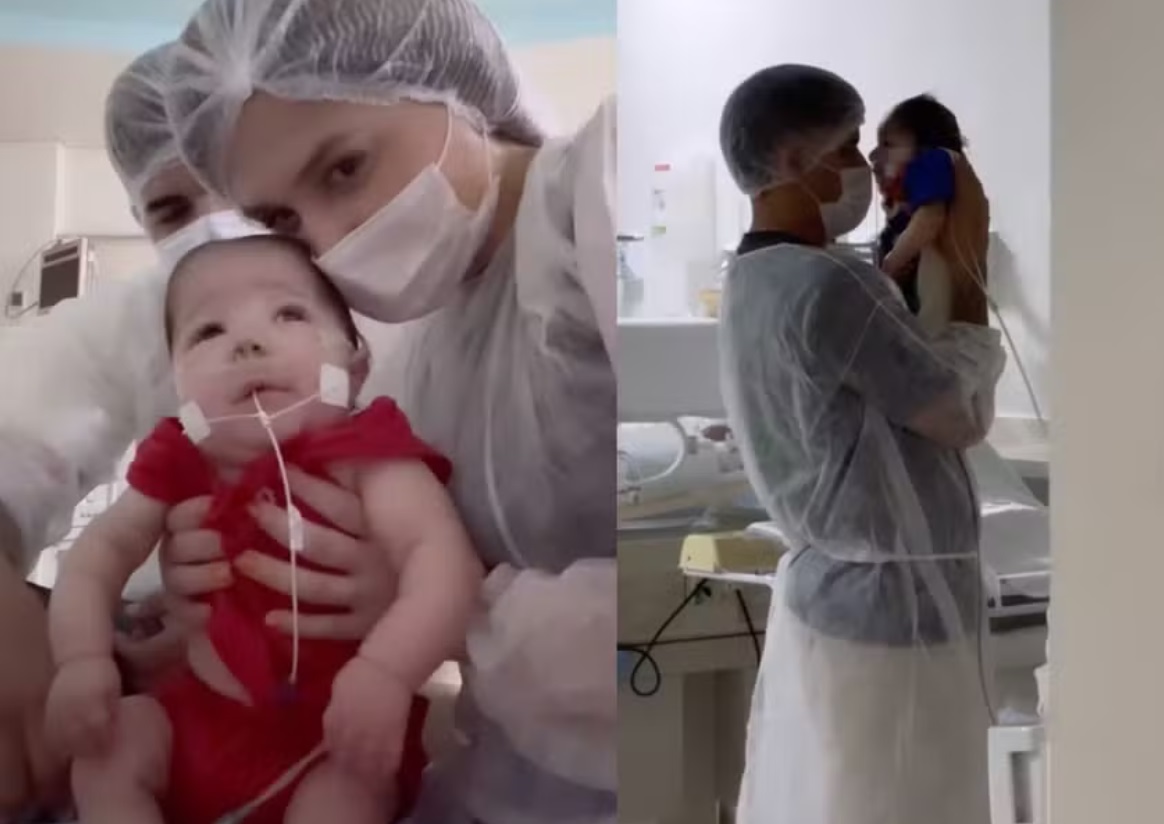 Internado desde que nasceu, filho de Zé Vaqueiro e Ingra Soares pode receber alta médica