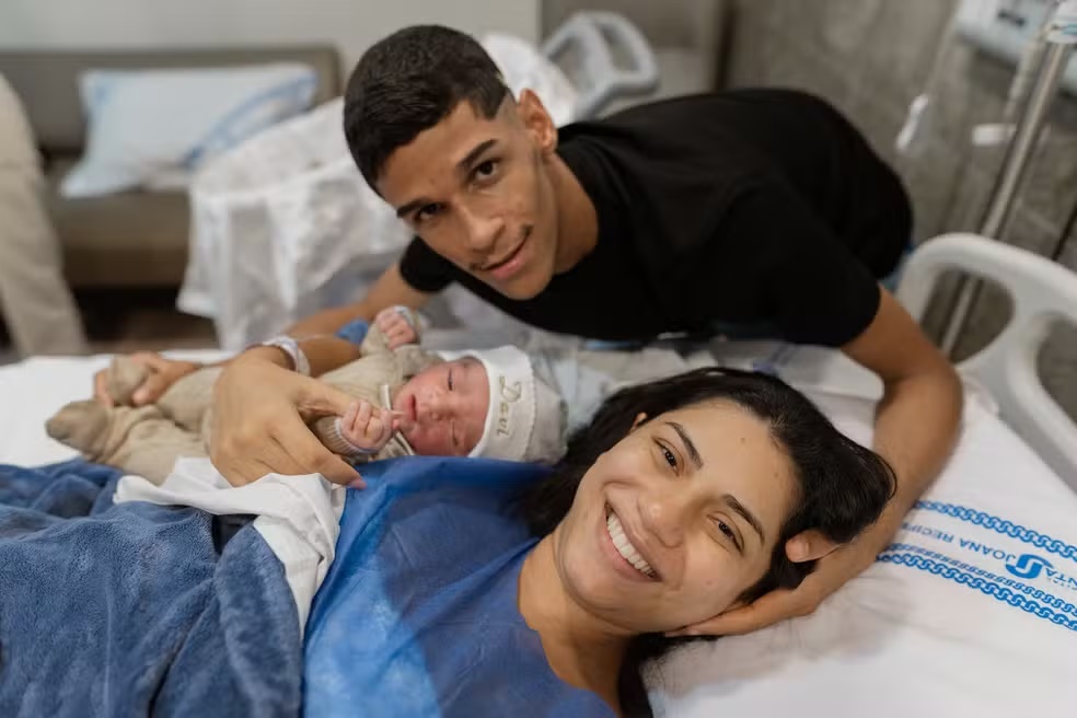 Primeiro filho de Luva de Pedreiro nasce