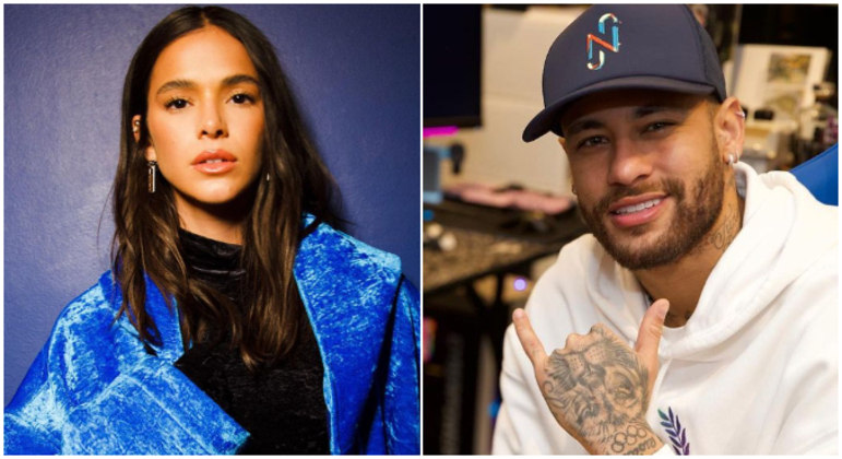 Neymar e Bruna Marquezine se encontraram em festa de Anitta