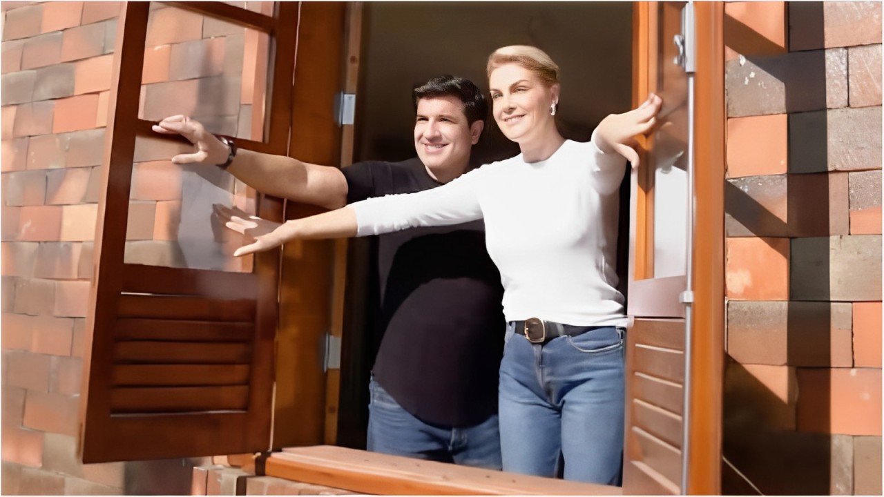 Edu Guedes e Ana Hickmann celebram casa juntos